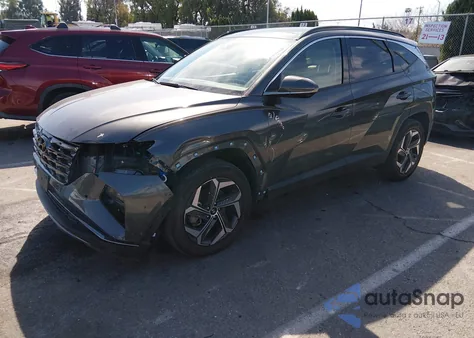 2022 Hyundai Tucson Hybrid Limited из США, поврежденный, VIN KM8JECA12NU079553